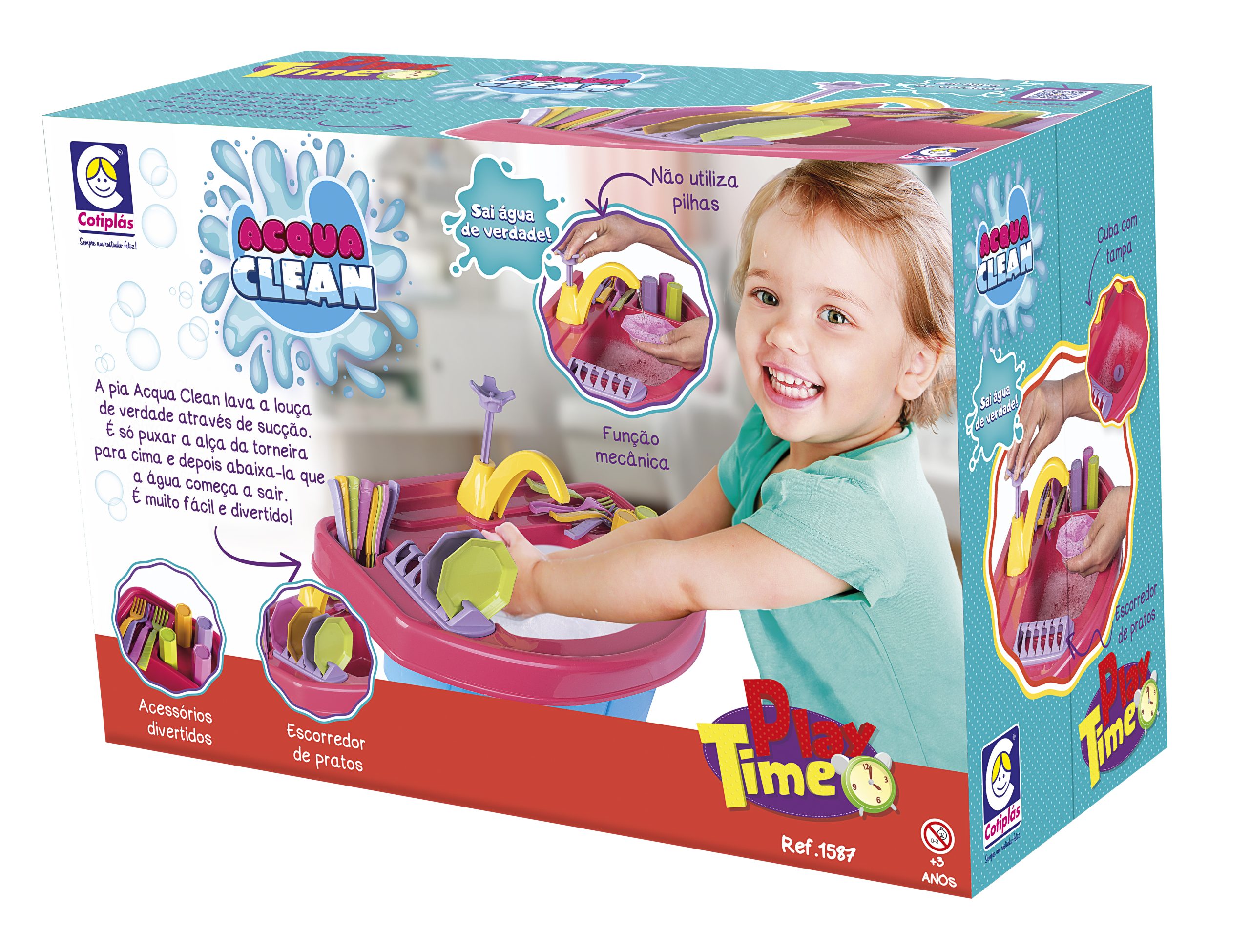 1587 - Play Time - Acqua Clean Embalagem