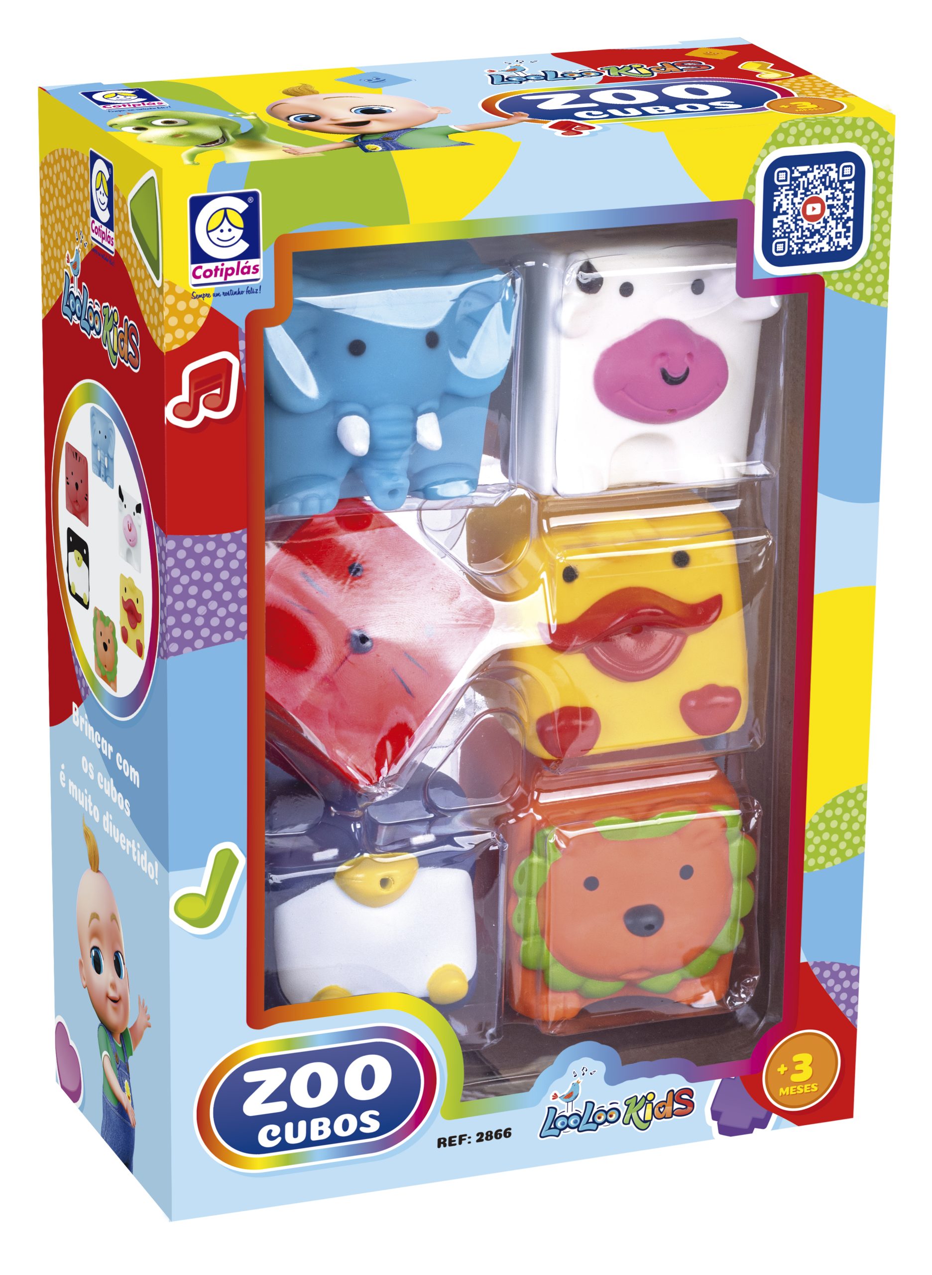 2866 - Loo Loo Kids - Zoo Cubos
