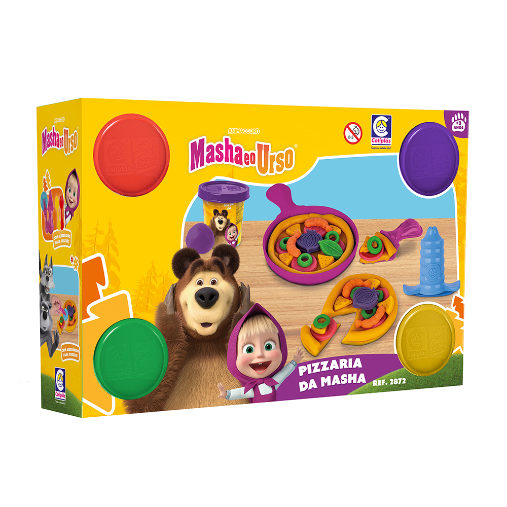 2872 - Masha e o Urso - Pizzaria, Embalagem (1)